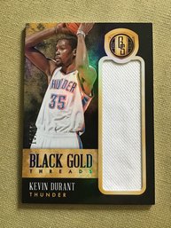 Panini Black Gold Threads KEVIN DURANT Jersey Basketball Card /25