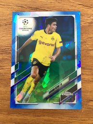 Topps Chrome Saphire Ucl GIOVANNI REYNA Refractor Soccer Card