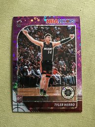 NBA Hoops Purple Prizm Rc TYLER HERRO Miami Heat Rookie Basketball Card