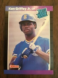 1989 Donruss Rc KEN GRIFFEY JR Rated Rookie Seattle Mariners Baseball Card