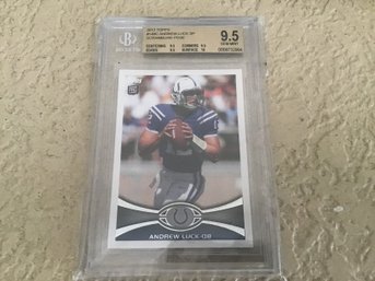 2012 Topps Sp 140c Rc ANDREW LUCK Indianapolis Colts Rookie Football Card Bgs 9.5 10