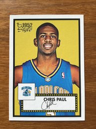 Topps 1952 Style Rc CHRIS PAUL New Orleans Pelicans Rookie Basketball Card