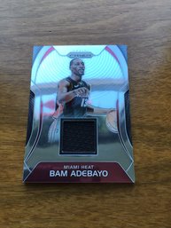 2017 Panini Prizm Rc BAM ADEBAYO Miami Heat Rookie Jersey Relic Basketball Card
