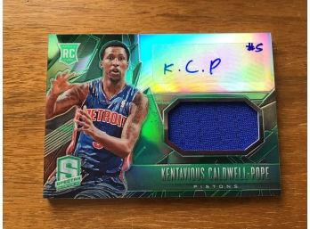 Panini Spectra Rc Auto KCP KENTAVIOUS CALDWELL POPE Rookie Jersey Autograph Basketball Card Denver Nuggets