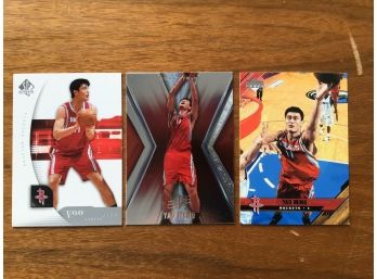 3 Upper Deck Sp Spx YAO MING Houston Rockets Basketball Card LOT