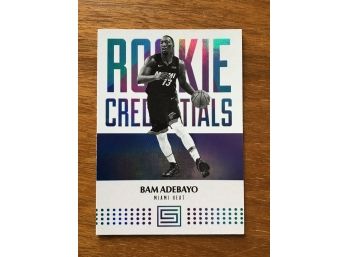 2017 Panini Credentials Rc BAM ADEBAYO Miami Heat Rookie Basketball Card Kentucky Wildcats