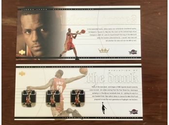 2003-04 Upper Deck Rc LEBRON JAMES Cavs Rookie Basketball Oversized Card Lot Los Angeles Lakers