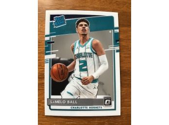 Panini Donruss Optic Rc LAMELO BALL Charlotte Hornets Rookie Basketball Card