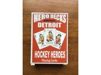 DETROIT RED WINGS Hockey NHL Heroes Playing Cards Poker Card Deck Set