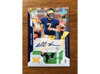 2008 Ud Rc CHAD HENNE Rookie Autograph Card University Of Michigan Wolverines