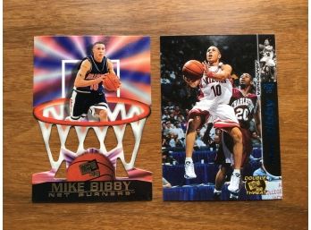 1998 PP Netburners Rc MIKE BIBBY Sacremento Kings Rookie Basketball Card Lot