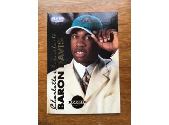 1999 Fleer Rc BARON DAVIS Rookie Basketball Card