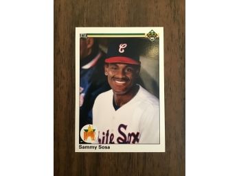 1990 Upper Deck Rc SAMMY SOSA Chicago Cubs White Sox Rookie Baseball Card