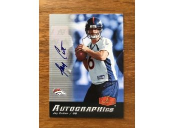 AutoGraphics Rc Auto JAY CUTLER Rookie Autograph Card Denver Broncos