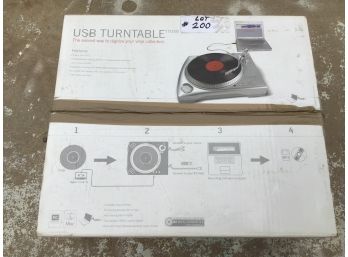 In Box Ion Usb Turntable TTUSB Record Player