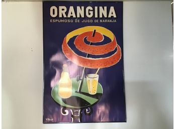 Orangina Framed Poster Advertisement
