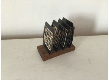 Mid Century Modern Coasters And Caddy
