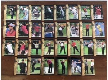 2001 Upper Deck Golf 30 Card TIGER Woods Rookie Tales Set
