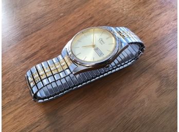 Caravelle By Bulova WATCH Gold And Silver Stainless Steel Band