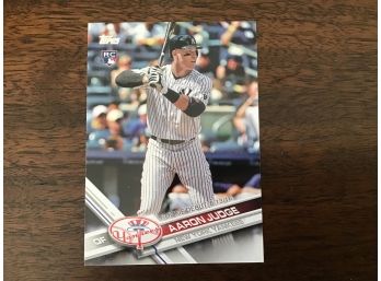 2017 Topps Update Rc AARON JUDGE New York Yankees Rookie Card Batting