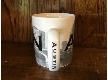 Austin Barista 2002 Starbucks Cup Coffee Mug Skyline Series 1