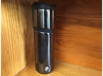Metal 2018 Starbucks Coffee Company Cup Coffee To Go With Lid Mug 16 Oz