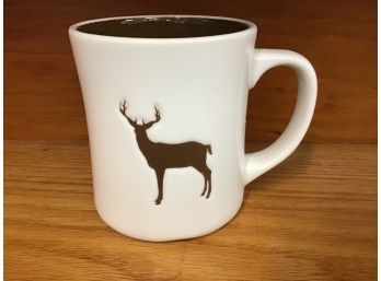 Brown Deer White 2008 Starbucks Cup Coffee Mug