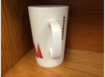 2017 Trees Starbucks Coffee Company White Cup Coffee Mug 16 Oz