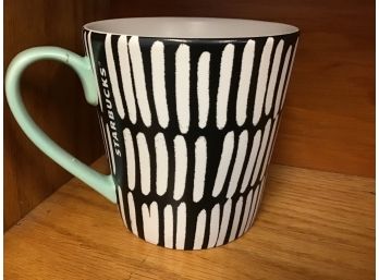 Unique Black And White 2016 Starbucks Coffee Company Cup Coffee Mug 12 Oz