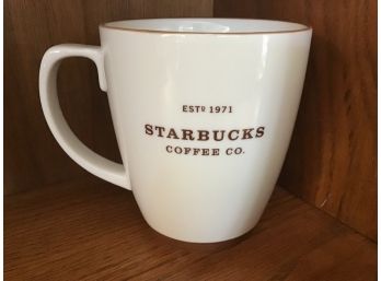 Classic Starbucks Coffee Company White 2006 Cup Coffee Mug