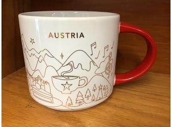 Austria 2018 Starbucks You Are Here Collection Cup Coffee Mug