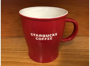 Classic Style Red 2008 Starbucks Cup Coffee Mug 14 Oz