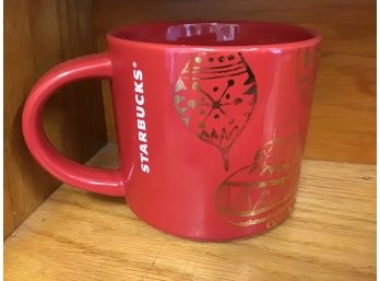 Ornaments 2015 Starbucks Coffee Company Red Cup Coffee Mug 14 Oz