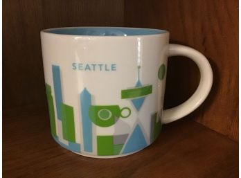 Seattle 2013 Starbucks You Are Here Collection Cup Coffee Mug A