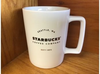 Classic Starbucks Coffee Company White 2016 Cup Coffee Mug 16 Oz A
