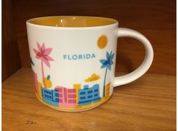 Florida 2015 Starbucks Collection You Are Here Series Coffee Cup Mug
