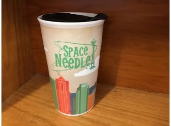 Space Needle Coffee Cup To Go Mug With Lid