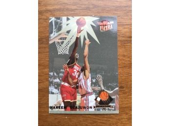 1992 Fleer Ultra Rejector HAKEEM OLAJUWON Houston Rockets Basketball Card