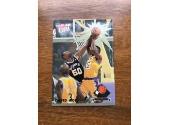 1992 Fleer Ultra Rejector DAVID ROBINSON San Antonio Spurs Basketball Card