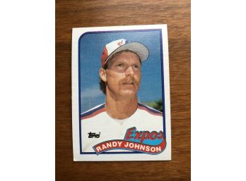 1989 Topps Rc RANDY JOHNSON Montreal Expos Rookie HOF Baseball Card Arizona Diamondbacks