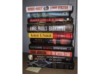LOT OF 10 BOOKS INCLUDING LENNY DYKSTRA AND CRAIG JOHNSON