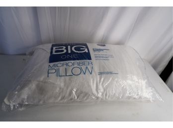 NEW THE BIG ONE MICROFIBER PILLOW, QUEEN SIZE