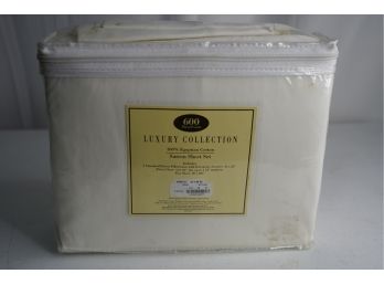 NEW LUXURY COLLECTION SATEEN SHEET SET, RETAIL $179, SIZE QUEEN