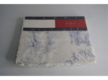 NEW TOMMY HILFIGER TWIN FITTED SHEET Cotton