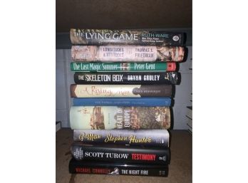 LOT OF 10 BOOKS INCLUDING RUTH WARE AND PETER GENT