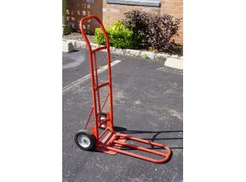 RED METAL HAND TRUCK