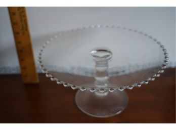 GLASS CAKE HOLDER, 6X11 INCHES