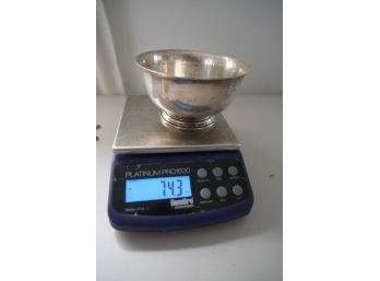 STERLING SILVER CUP, 74.3 GRAMS