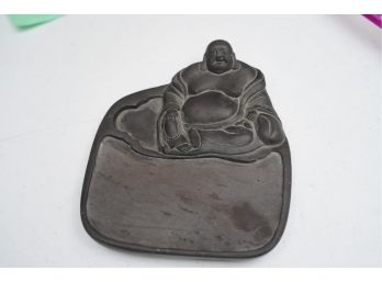 BUDDHA STON PLATE,  6IN LENGTH