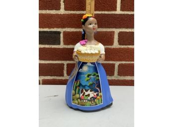 MADE IN MEXICO PORCELAIN NAJACO CAHLOS NO. 18, 12 INCH